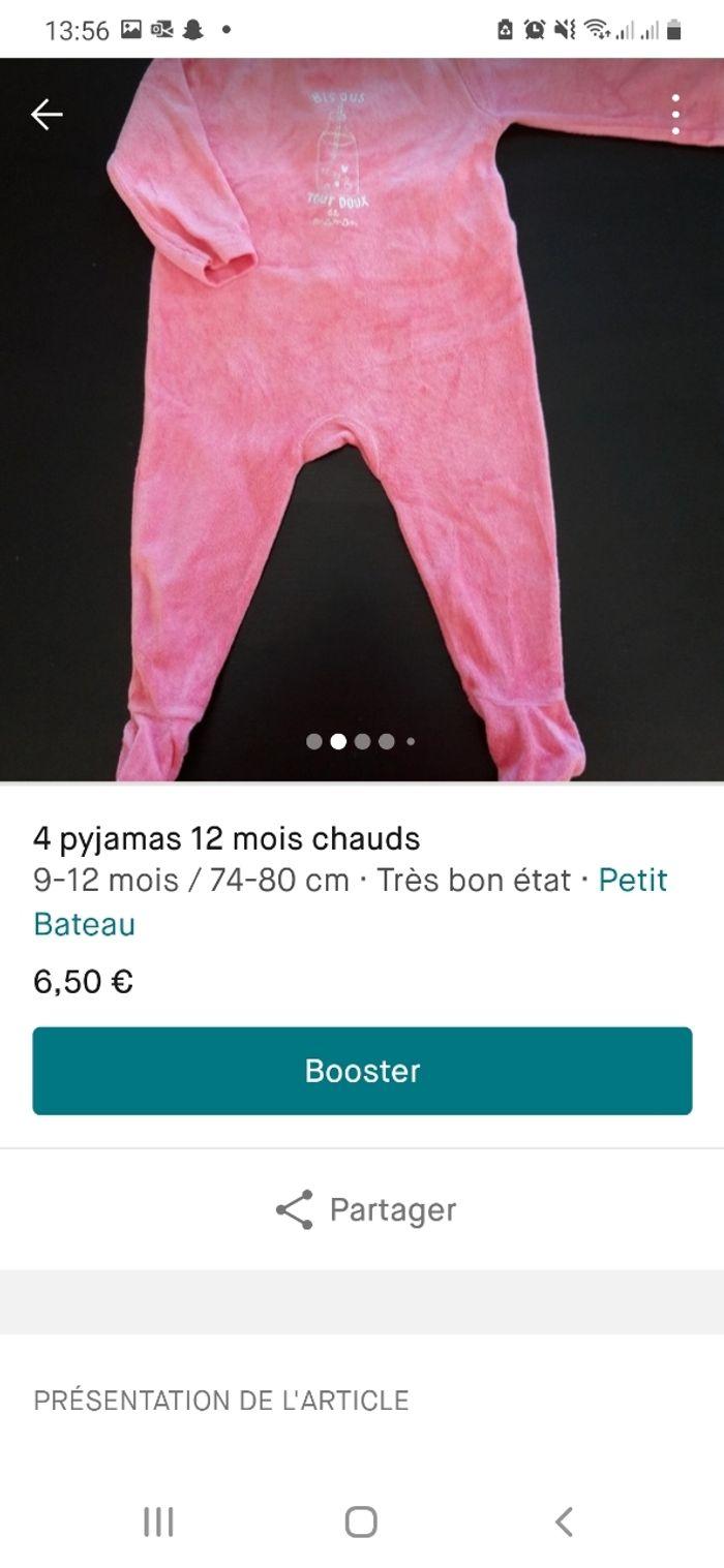 4 pyjamas 12 mois - photo numéro 6